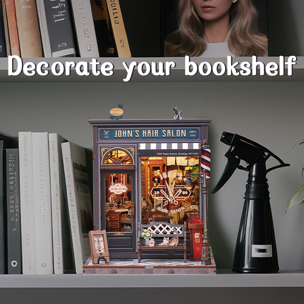 John's Hair Salon | CUTEBEE DIY Miniature House