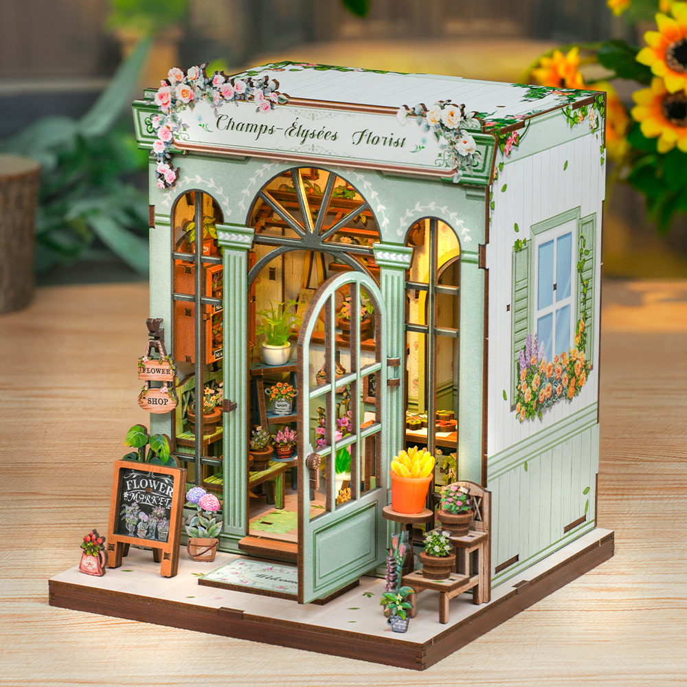 Champs-Élysées  Florist | CUTEBEE DIY Book Nook Kit |