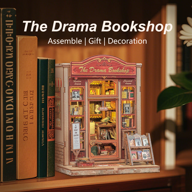 The Drama Bookshop | CUTEBEE DIY Book Nook Kit