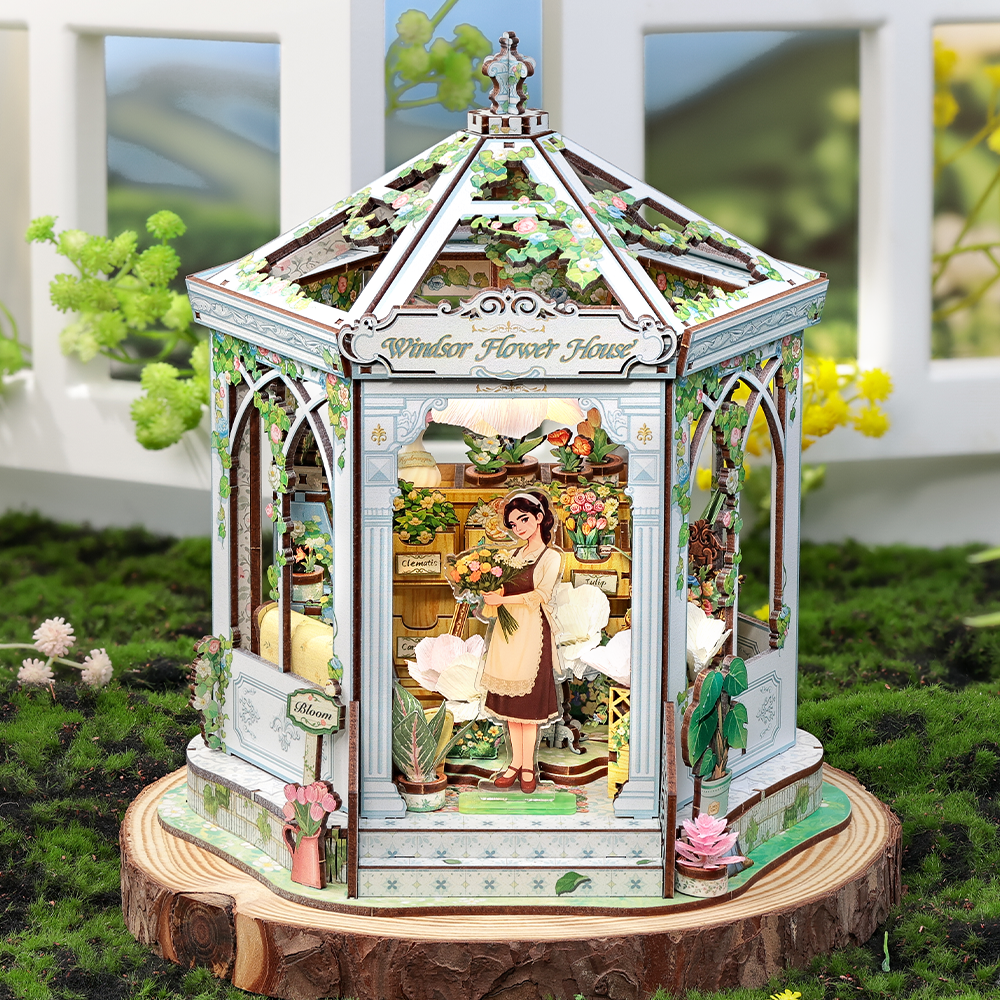 Windsor Flower House | CUTEBEE DIY Miniature House