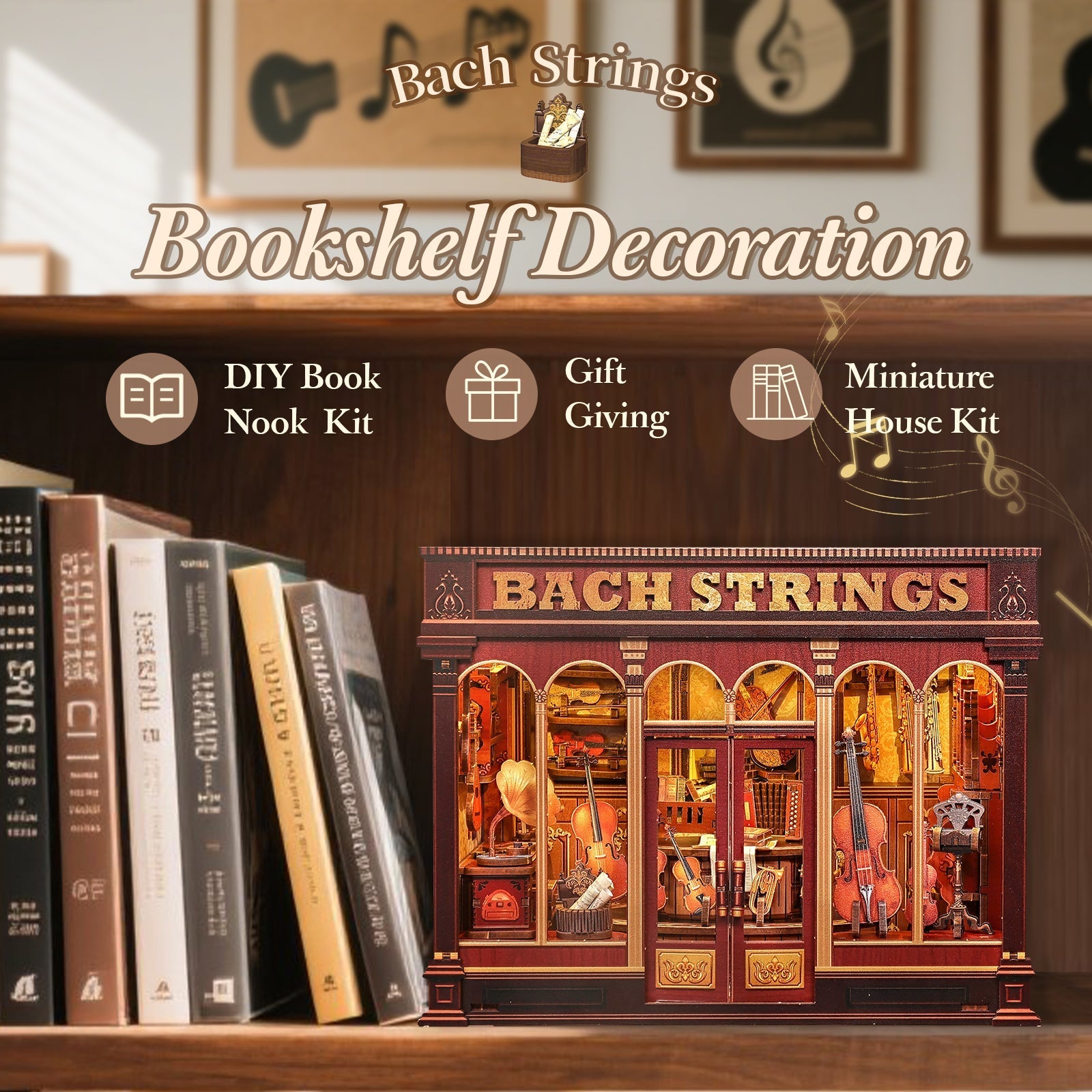 Bach Strings | CUTEBEE DIY Miniature House