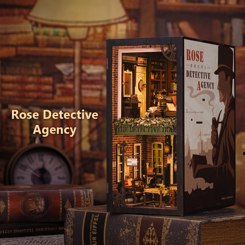 Rose Detective Agency | CUTEBEE DIY Book Nook Kit