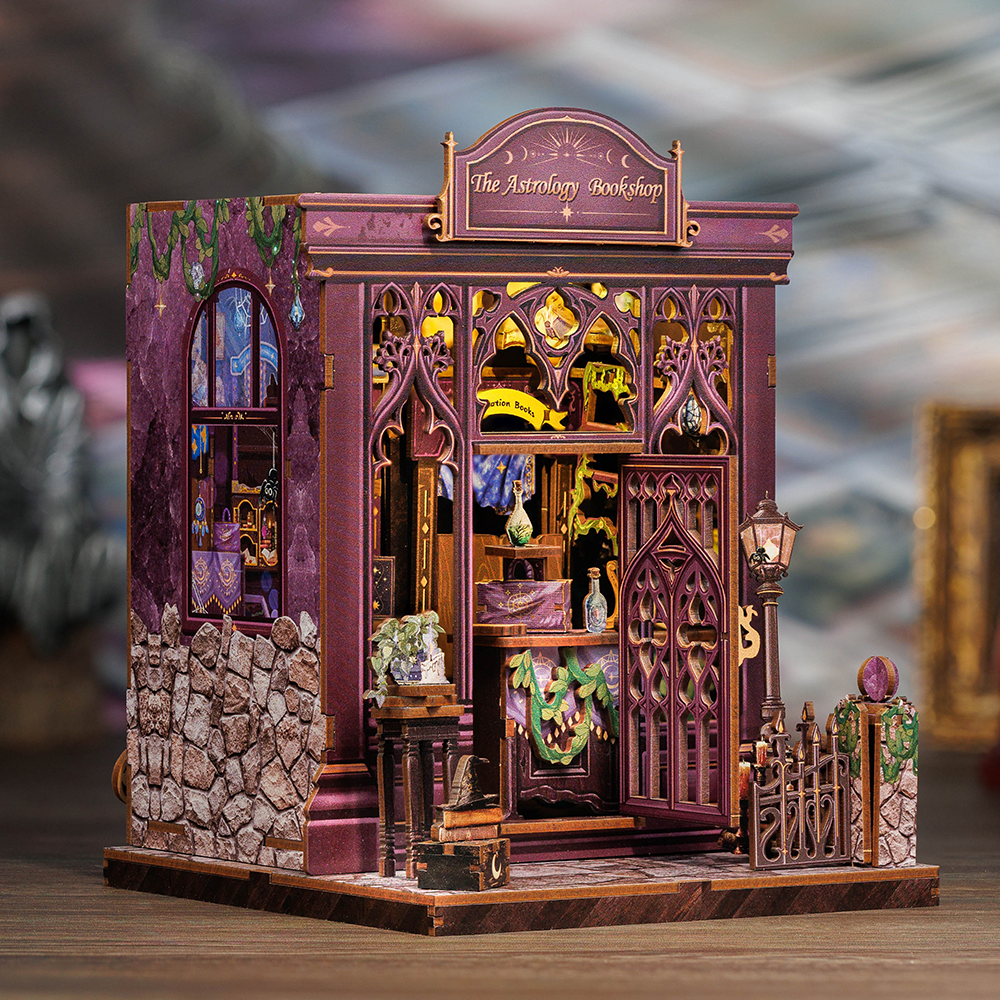 The Astrology  Bookshop | CUTEBEE DIY Book Nook Kit |