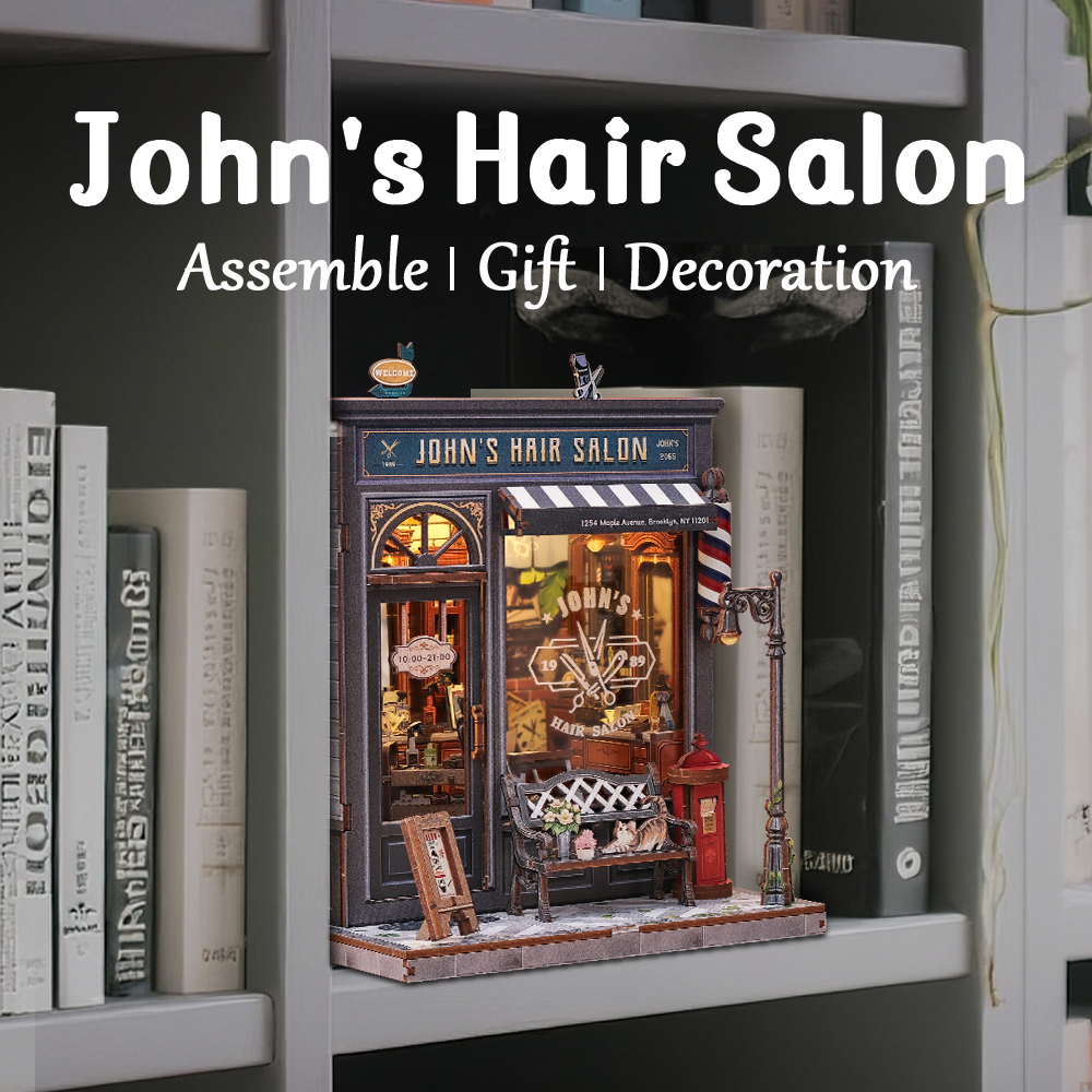 John's Hair Salon | CUTEBEE DIY Miniature House