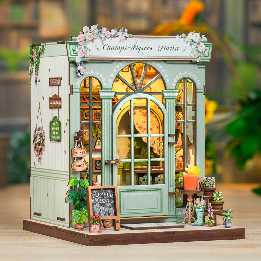 Champs-Élysées  Florist | CUTEBEE DIY Book Nook Kit |