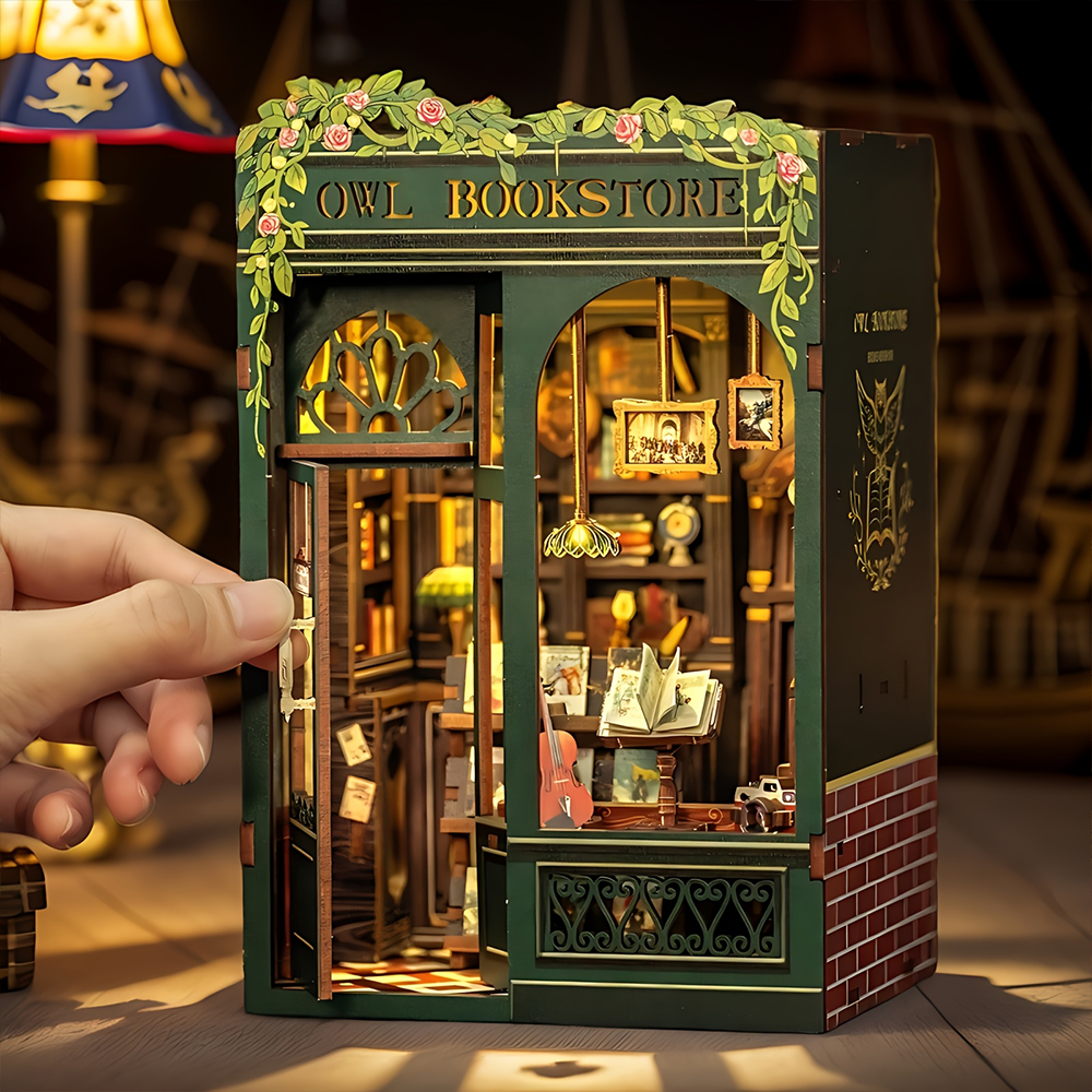 Owl Bookstore | CUTEBEE DIY Book Nook Kit