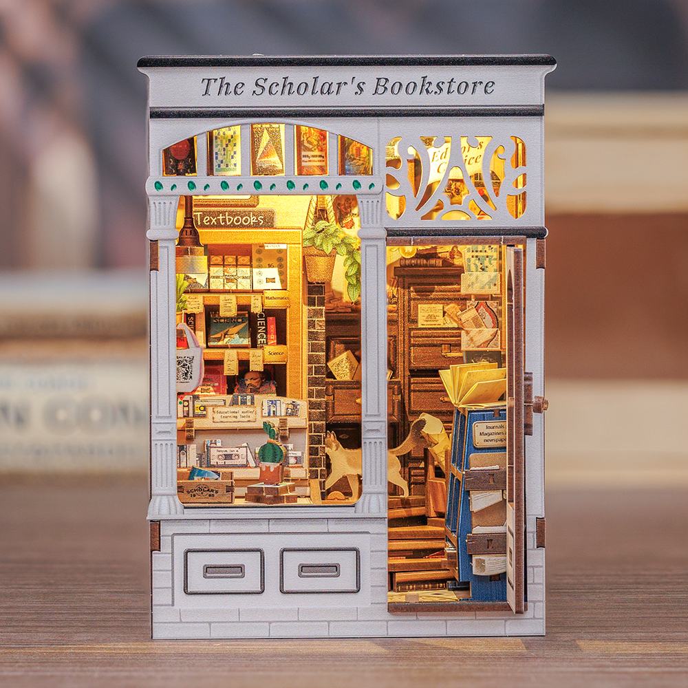 The Scholar's Bookstore | CUTEBEE DIY Book Nook Kit