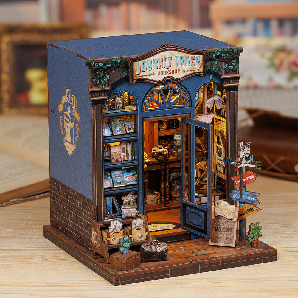 Journey Trace Bookshop | CUTEBEE DIY Book Nook Kit