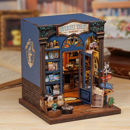 Journey Trace Bookshop | CUTEBEE DIY Book Nook Kit