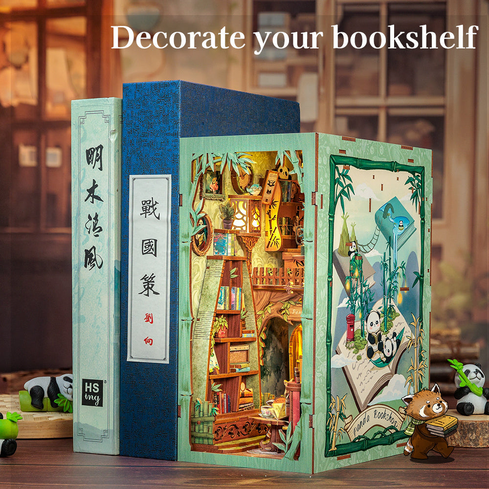 Panda Bookshop | CUTEBEE DIY Book Nook Kit