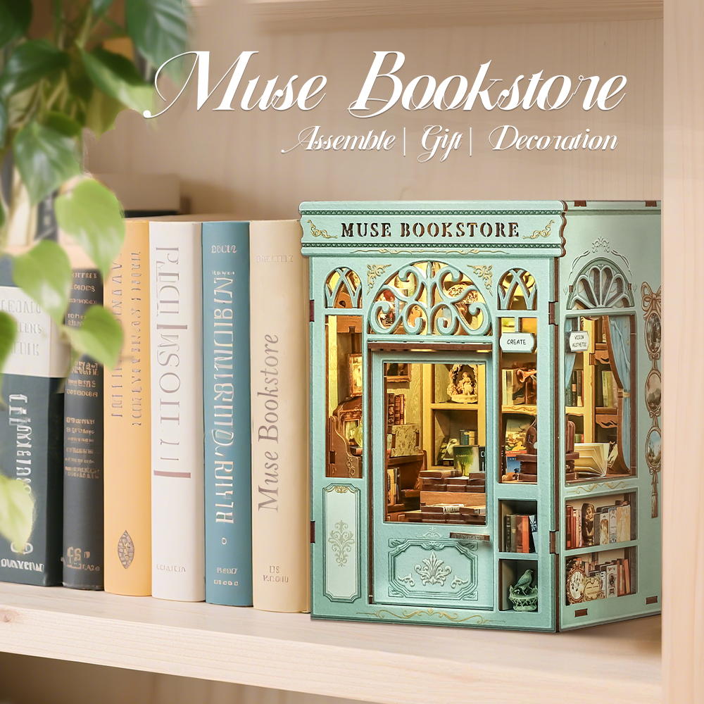 Muse Bookstore |CUTEBEE DIY Book Nook Kit