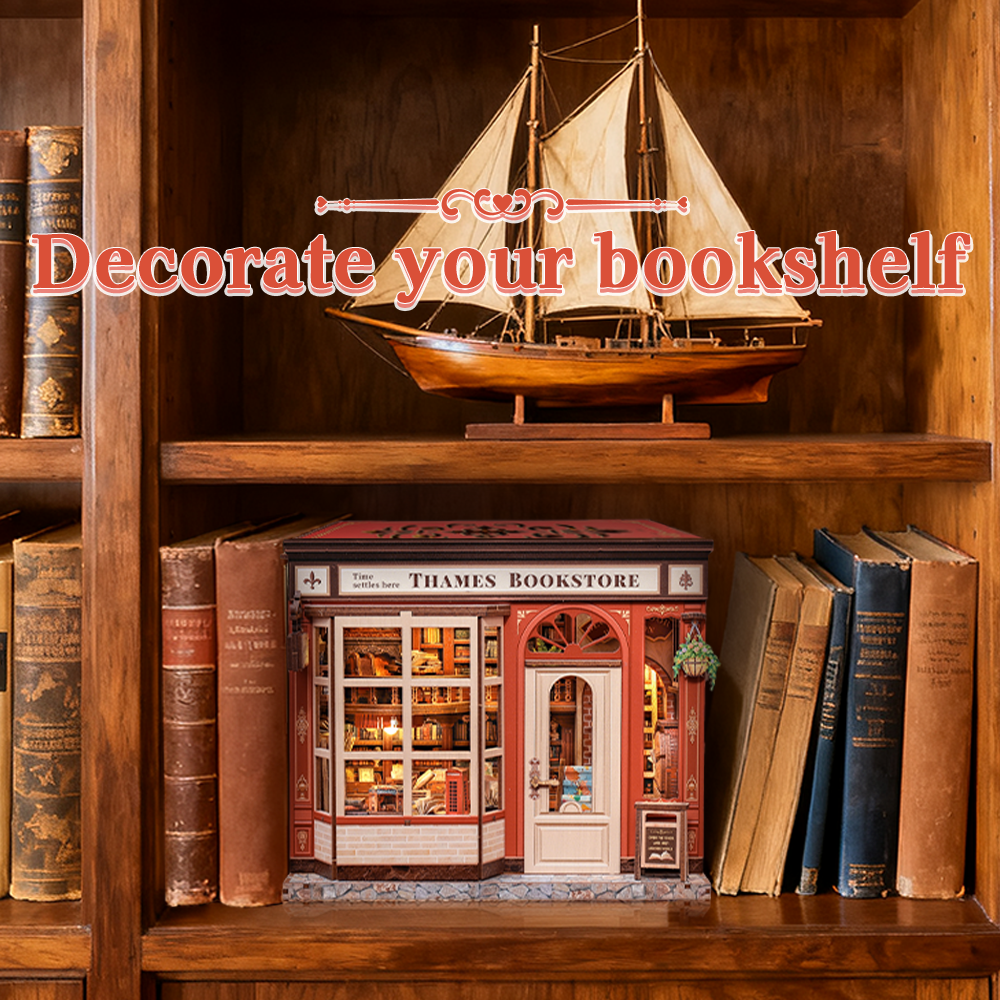 Thames Bookstore | CUTEBEE DIY Miniature House