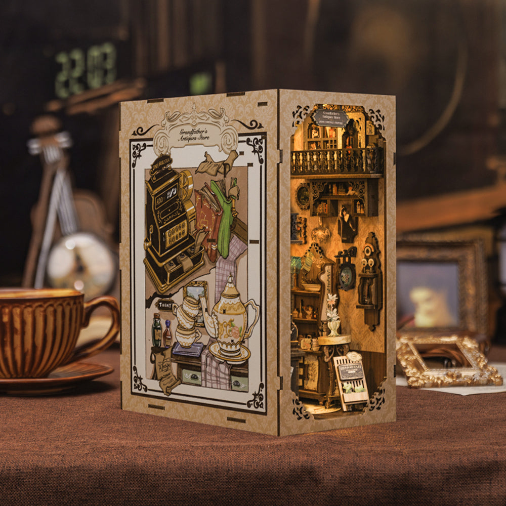 Grandfather’s Antique Store | CUTEBEE DIY Book Nook Kit