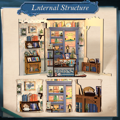 Literature Bookstore | CUTEBEE DIY Book Nook Kit |