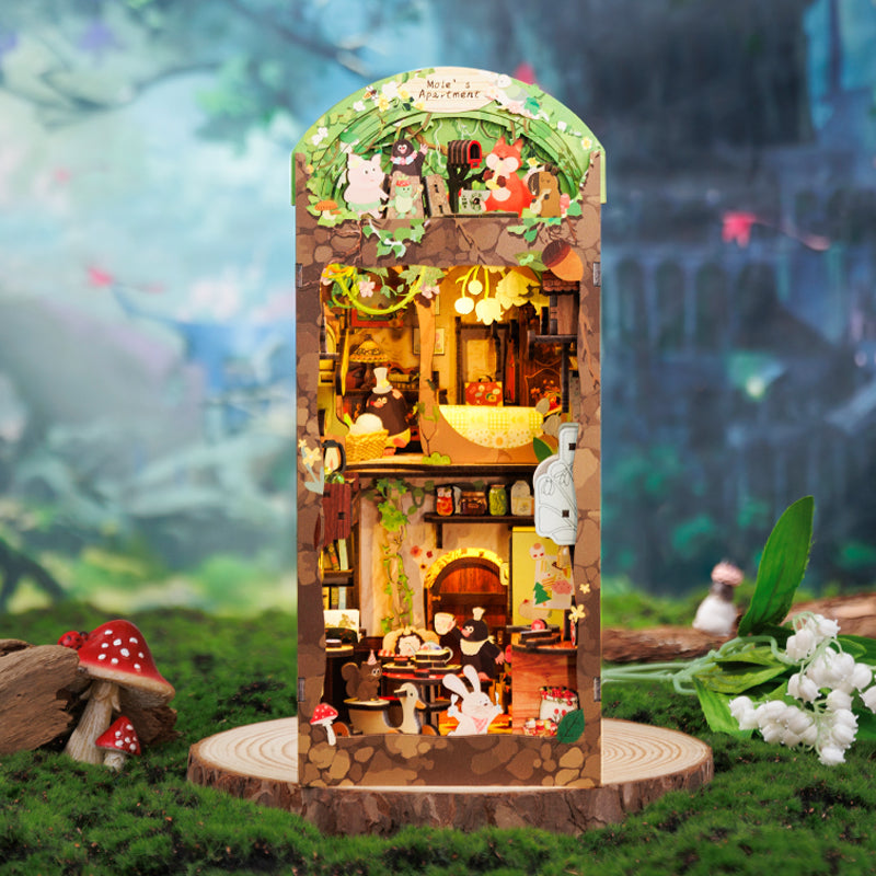 Mole's Apartment | CUTEBEE DIY Book Nook Kit