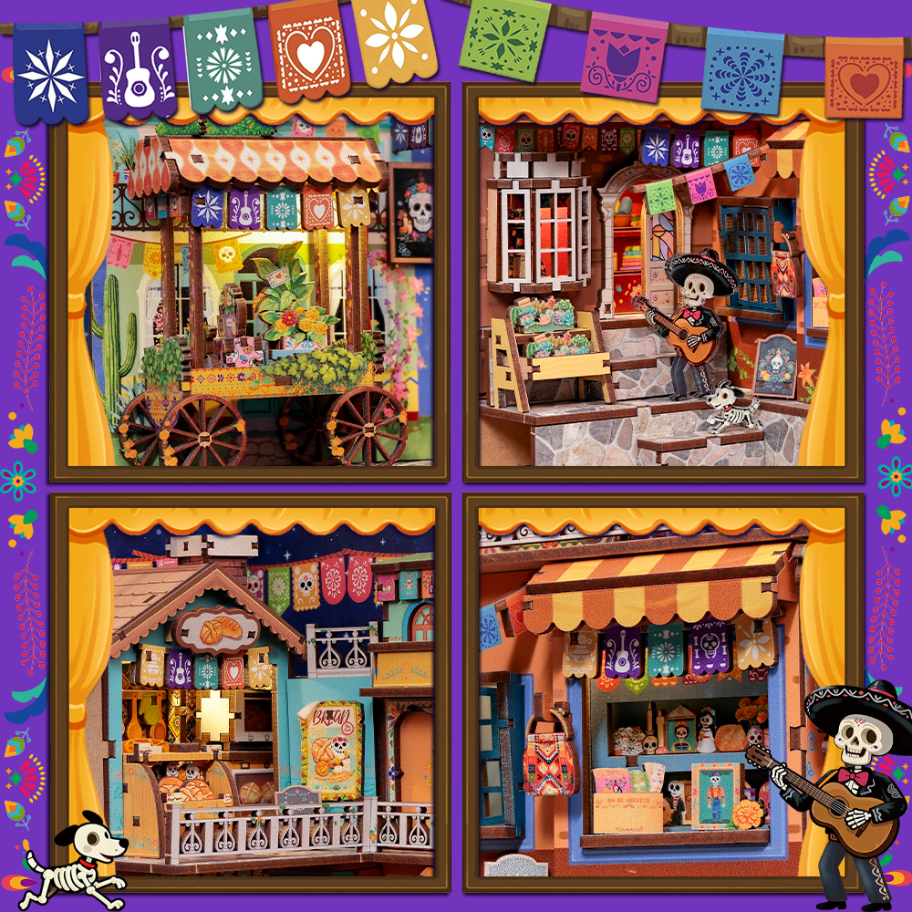 Plaza de los Muertos | CUTEBEE DIY Book Nook Kit