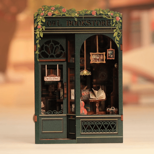 Owl Bookstore | CUTEBEE DIY Book Nook Kit