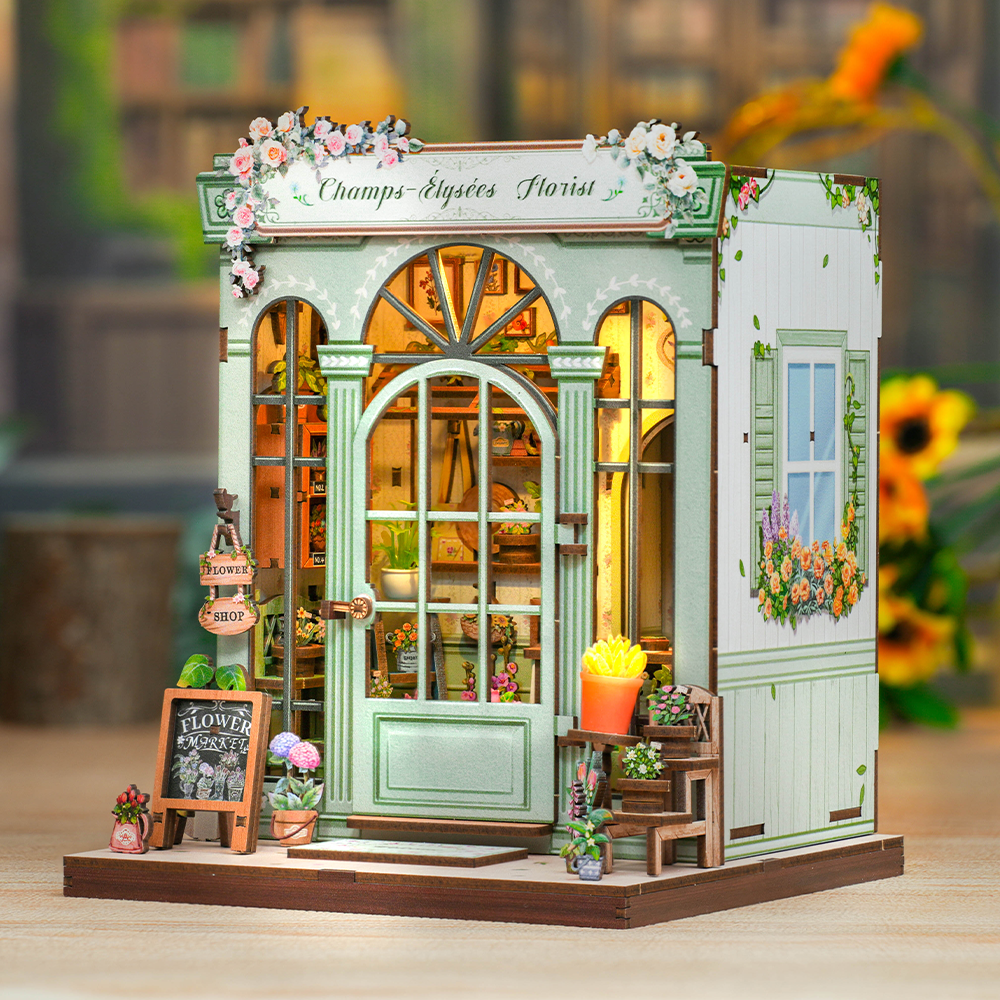 Champs-Élysées  Florist | CUTEBEE DIY Book Nook Kit |
