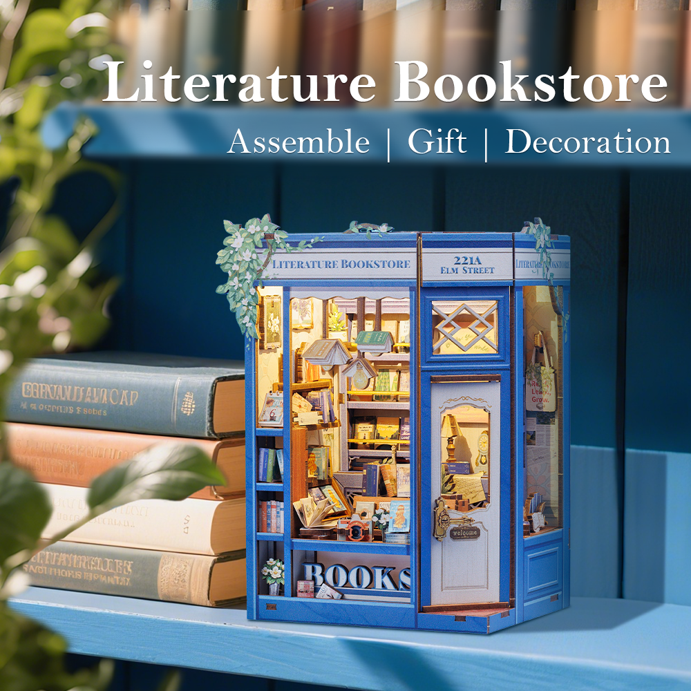 Literature Bookstore | CUTEBEE DIY Book Nook Kit |