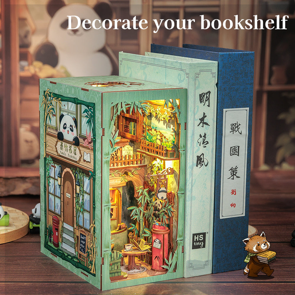 Panda Bookshop | CUTEBEE DIY Book Nook Kit