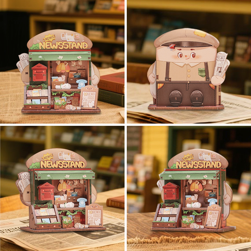 TaleBox Corner-Newsstand | CUTEBEE Mini Store Series