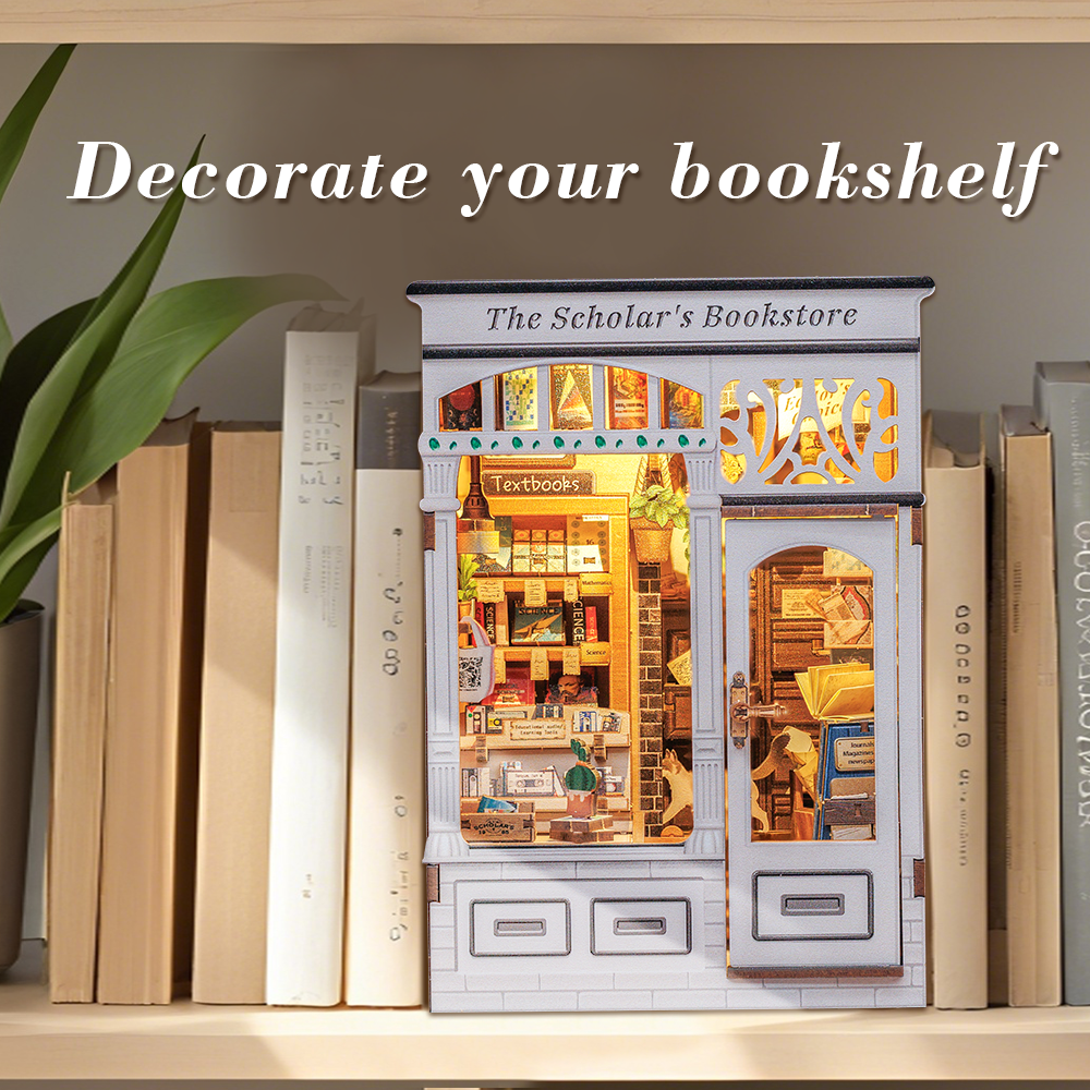 The Scholar's Bookstore | CUTEBEE DIY Book Nook Kit