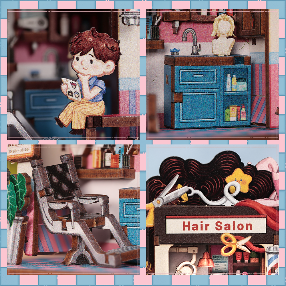 TaleBox Corne-Hair Salon |CUTEBEE Mini Store Series
