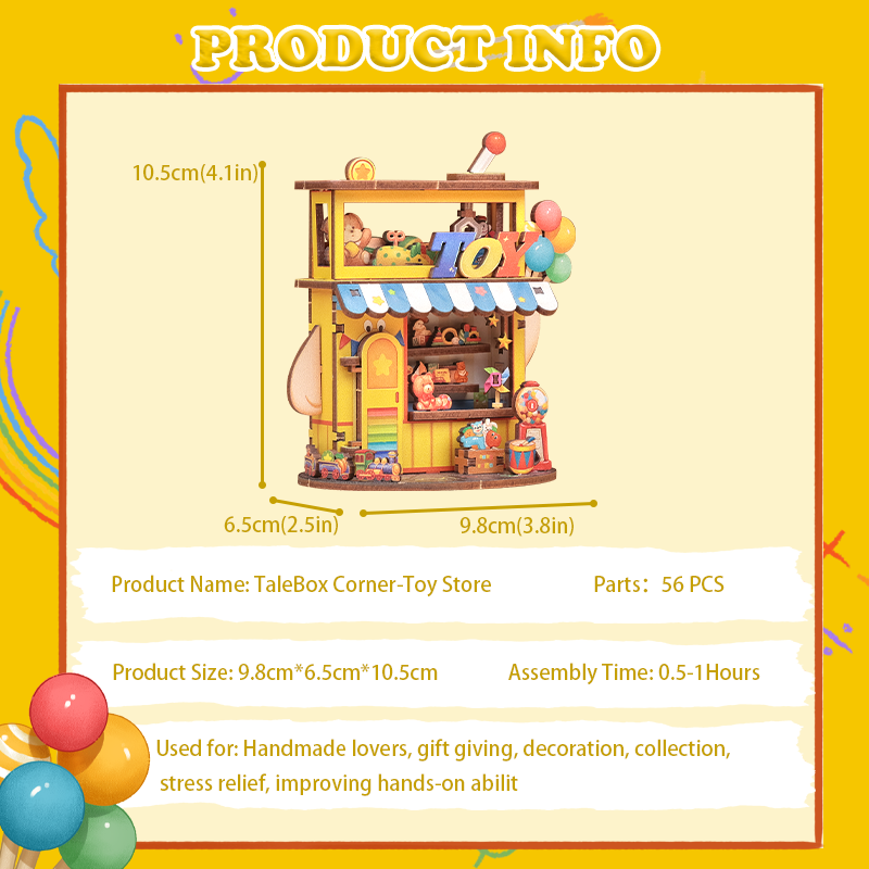 CUTEBEE Mini DIY House | Mini Store Series（6 Kits）