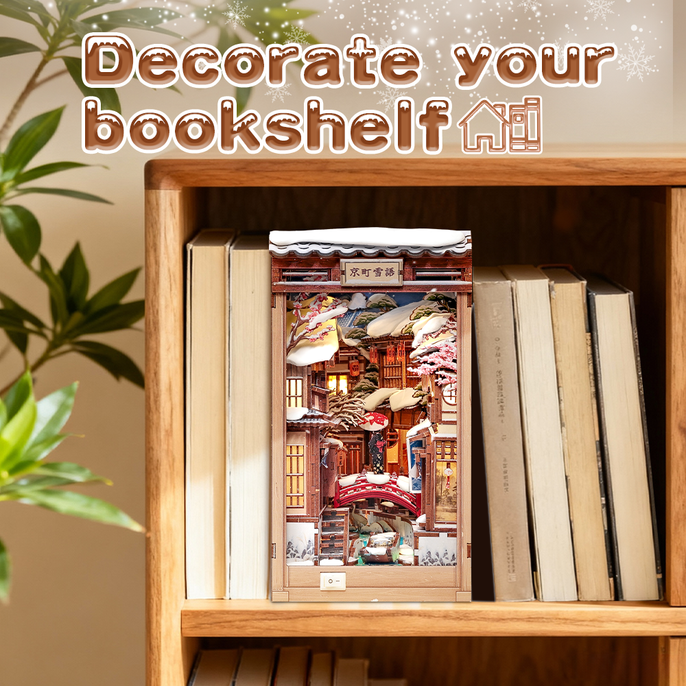 Kyoto Snow Whisper | CUTEBEE DIY Book Nook Kit