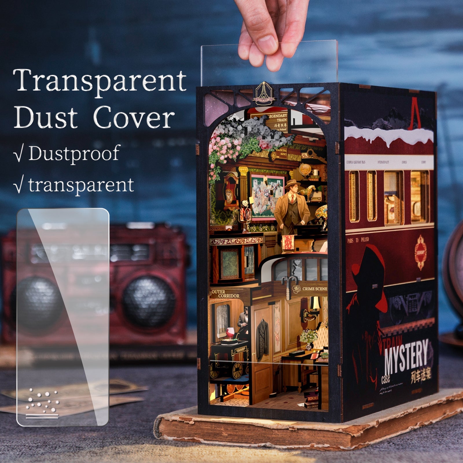 Train Mystery | CUTEBEE DIY Book Nook Kit