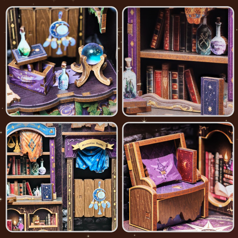 The Astrology  Bookshop | CUTEBEE DIY Book Nook Kit |