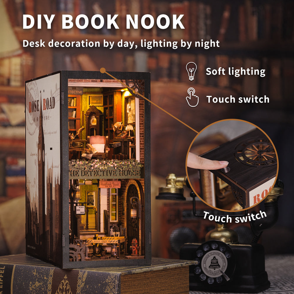 Rose Detective Agency | CUTEBEE DIY Book Nook Kit