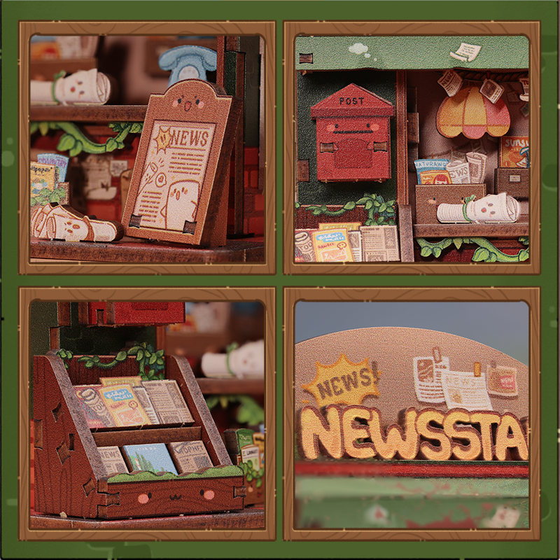 TaleBox Corner-Newsstand | CUTEBEE Mini Store Series