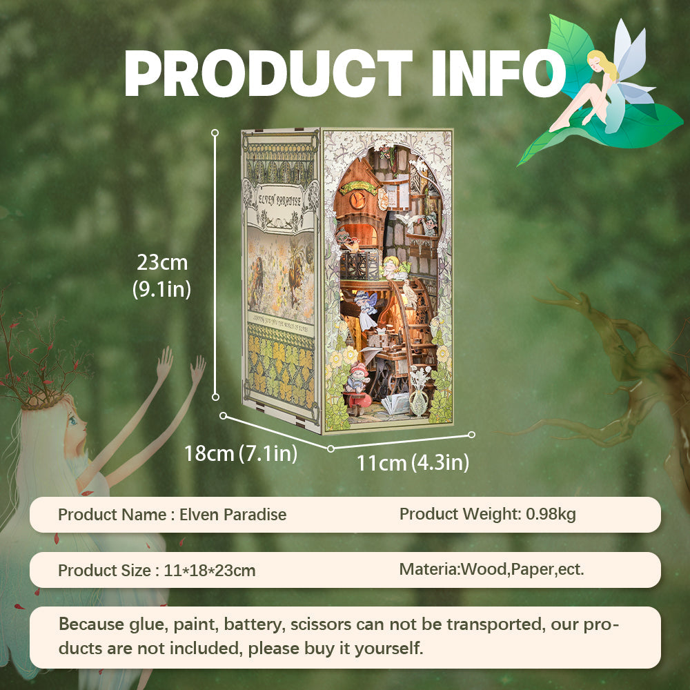 Elves Paradise | CUTEBEE DIY Book Nook Kit