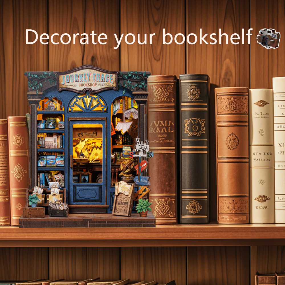 Journey Trace Bookshop | CUTEBEE DIY Book Nook Kit