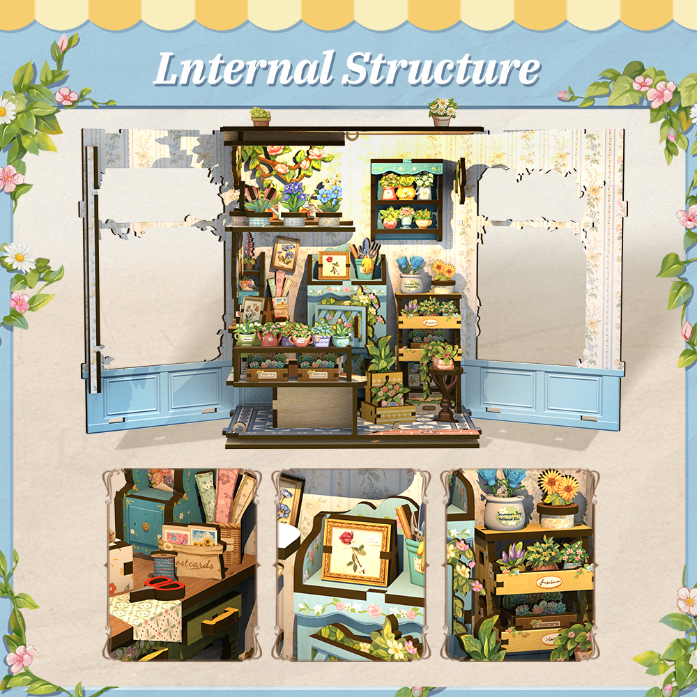 Anna's Blue Blossom | CUTEBEE DIY Miniature House