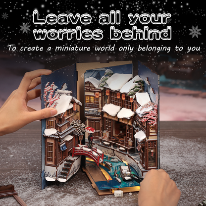 Kyoto Snow Whisper | CUTEBEE DIY Book Nook Kit