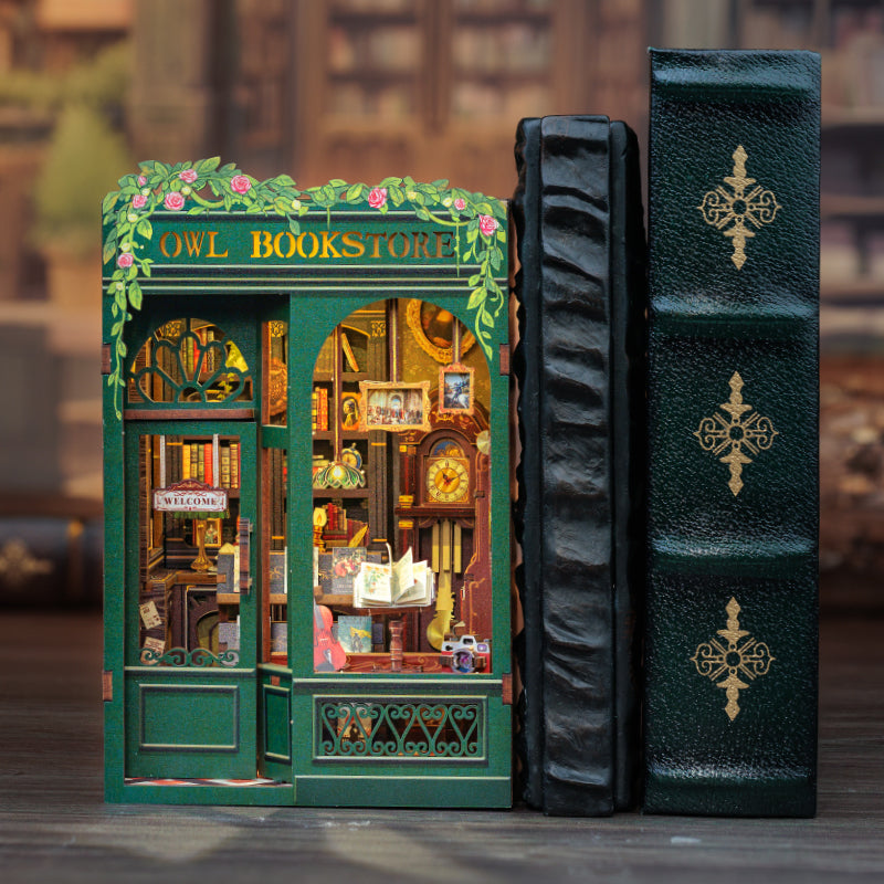Owl Bookstore | CUTEBEE DIY Book Nook Kit
