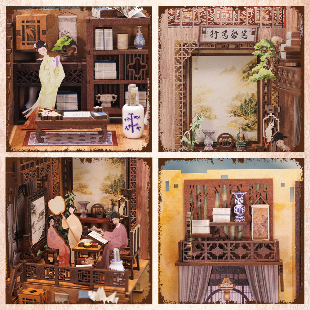 Ink Rhyme Bookstore | CUTEBEE DIY Book Nook Kit