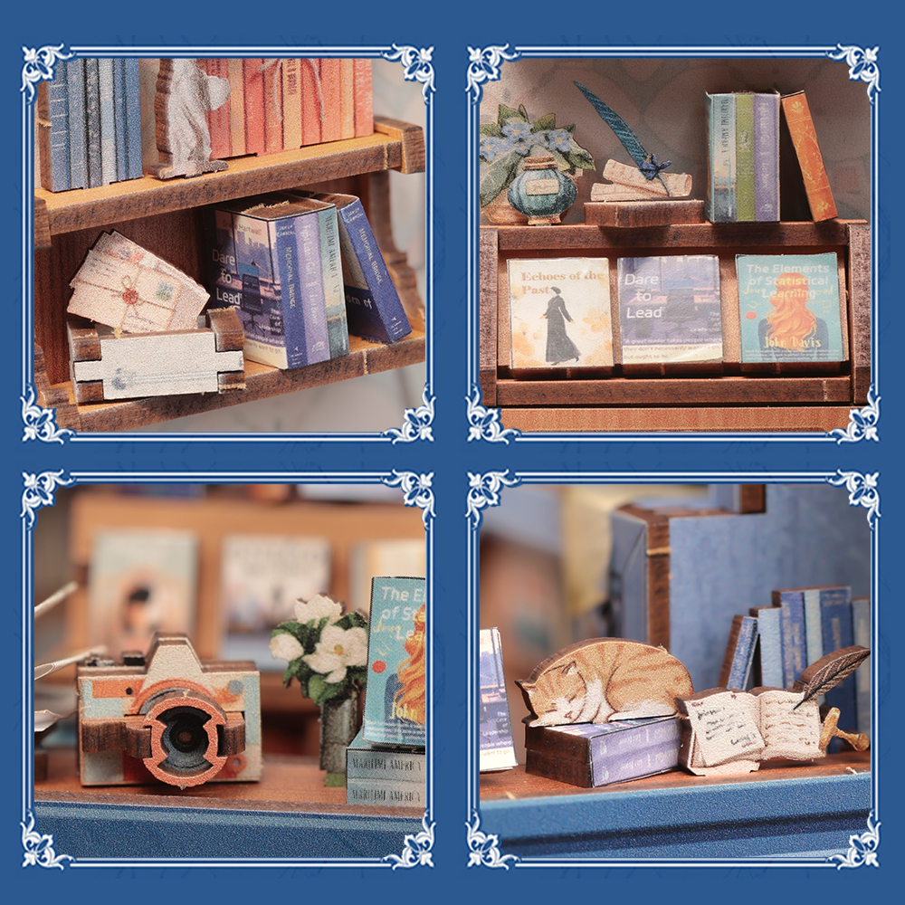 Literature Bookstore | CUTEBEE DIY Book Nook Kit |