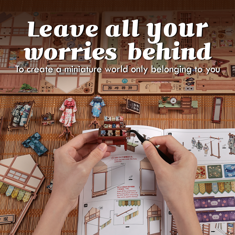 Sakura o kimono shop | CUTEBEE DIY Miniature House