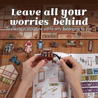 Sakura o kimono shop | CUTEBEE DIY Miniature House
