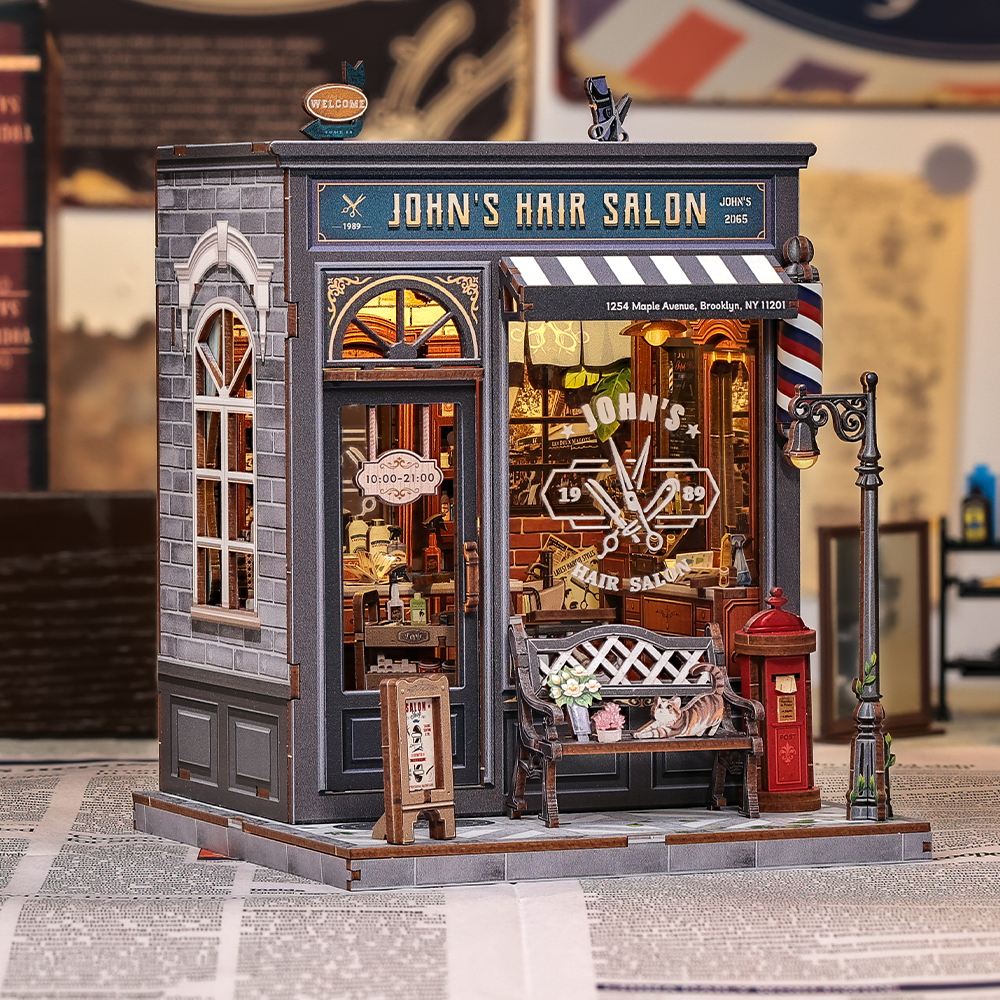 John's Hair Salon | CUTEBEE DIY Miniature House