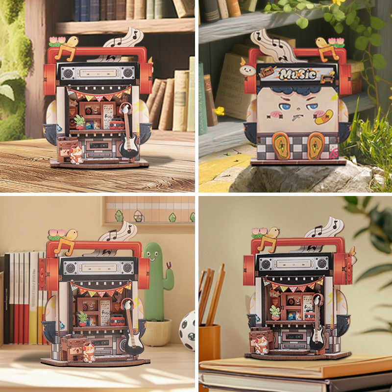 TaleBox Corner-Record Store | CUTEBEE Mini Store Series