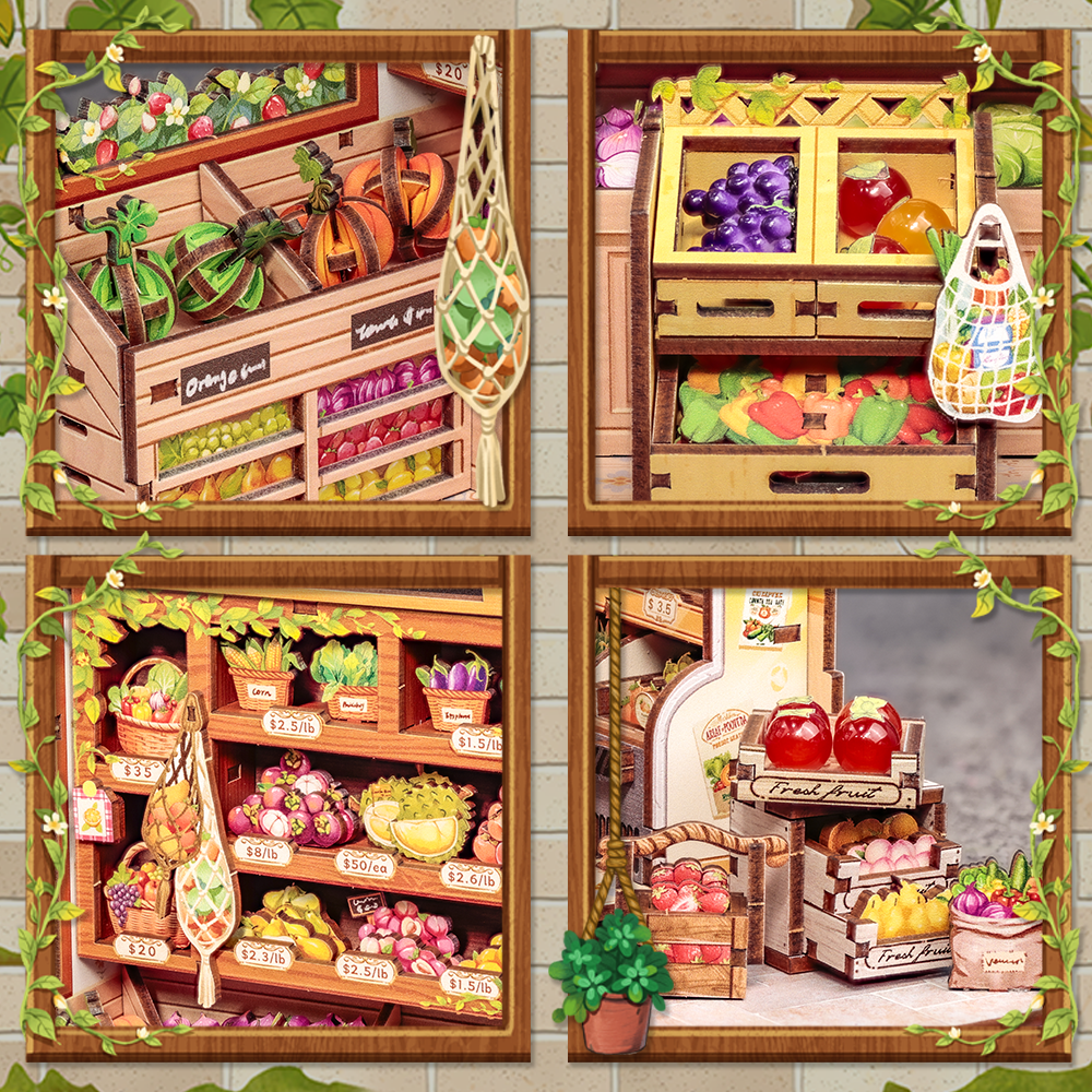 The Greens' Grocery | CUTEBEE DIY Miniature House
