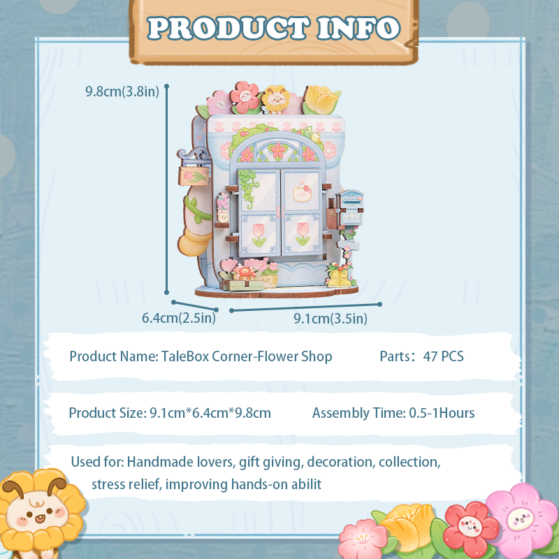 TaleBox Corner-Flower Shop | CUTEBEE Mini Store Series