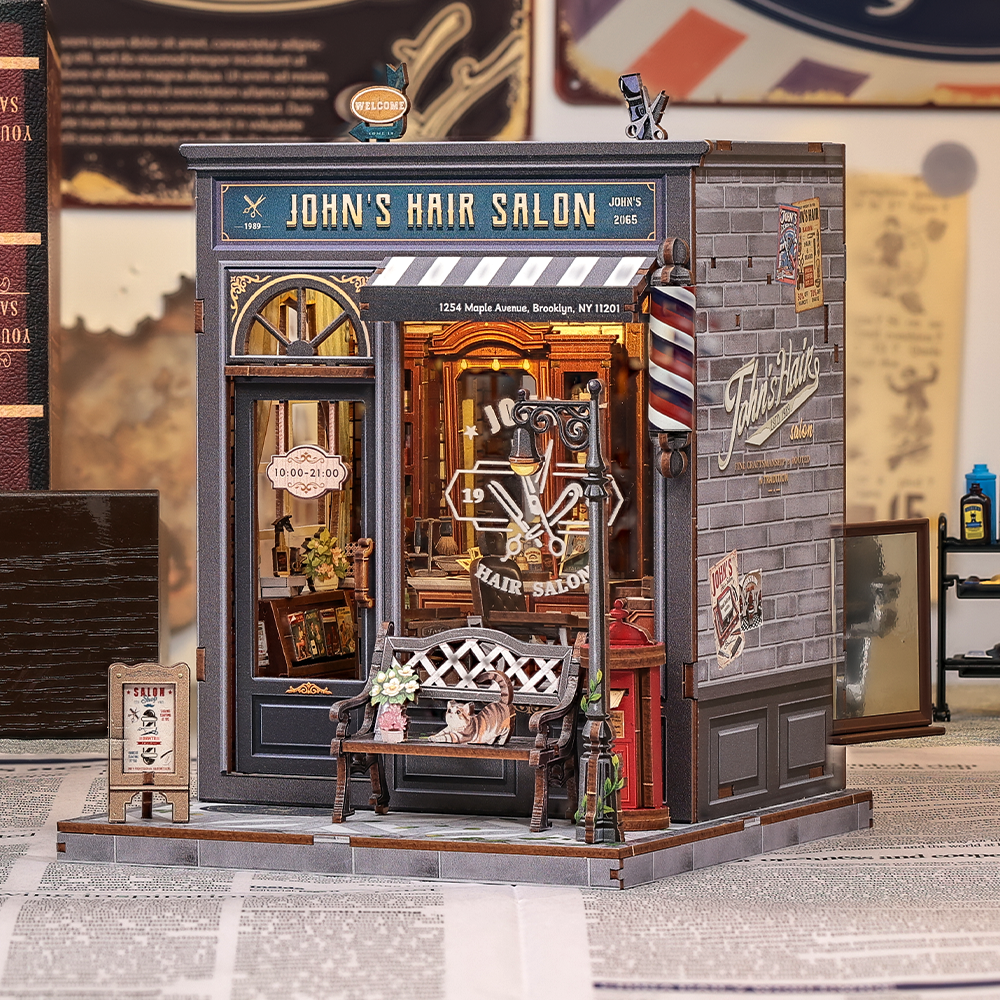 John's Hair Salon | CUTEBEE DIY Miniature House