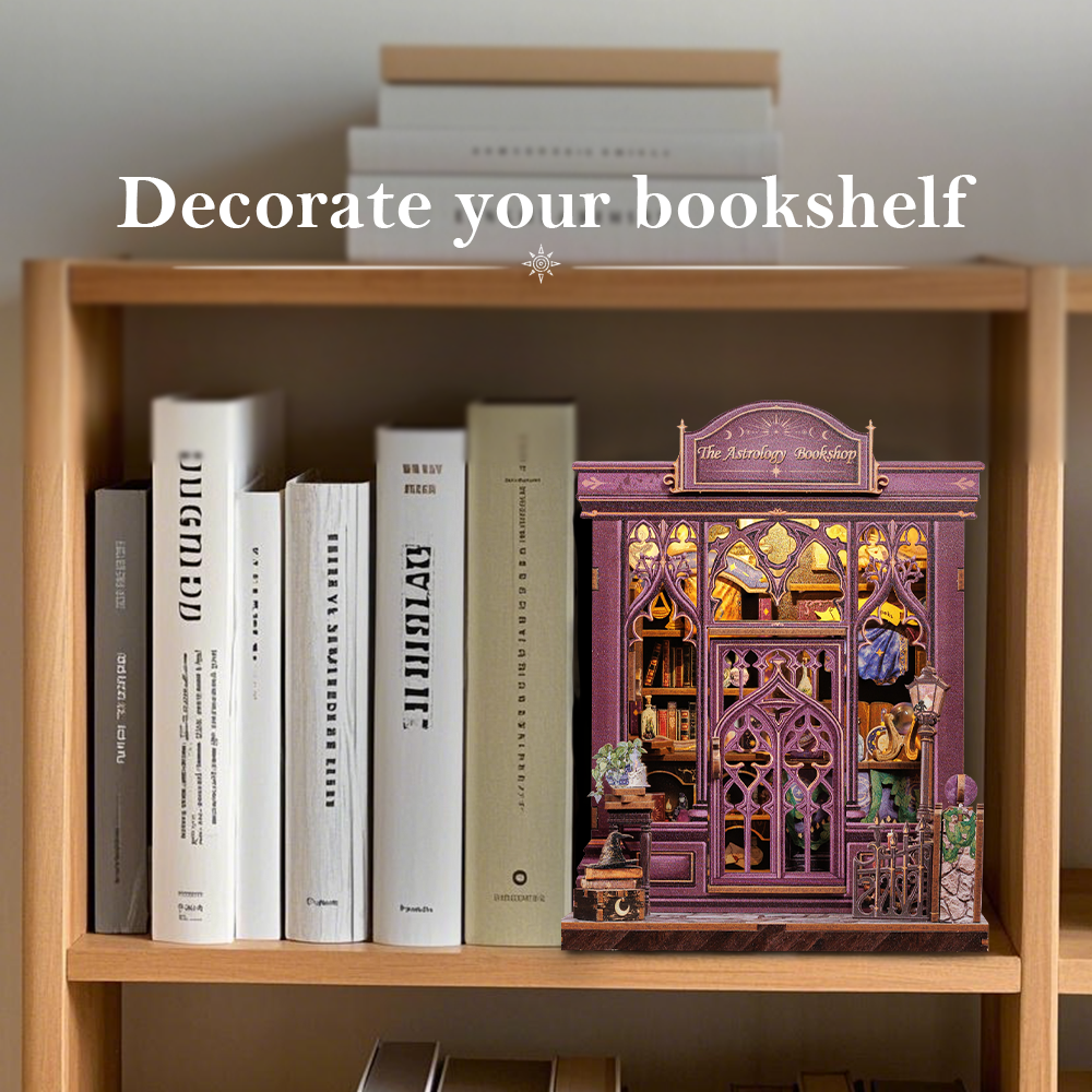 The Astrology  Bookshop | CUTEBEE DIY Book Nook Kit |