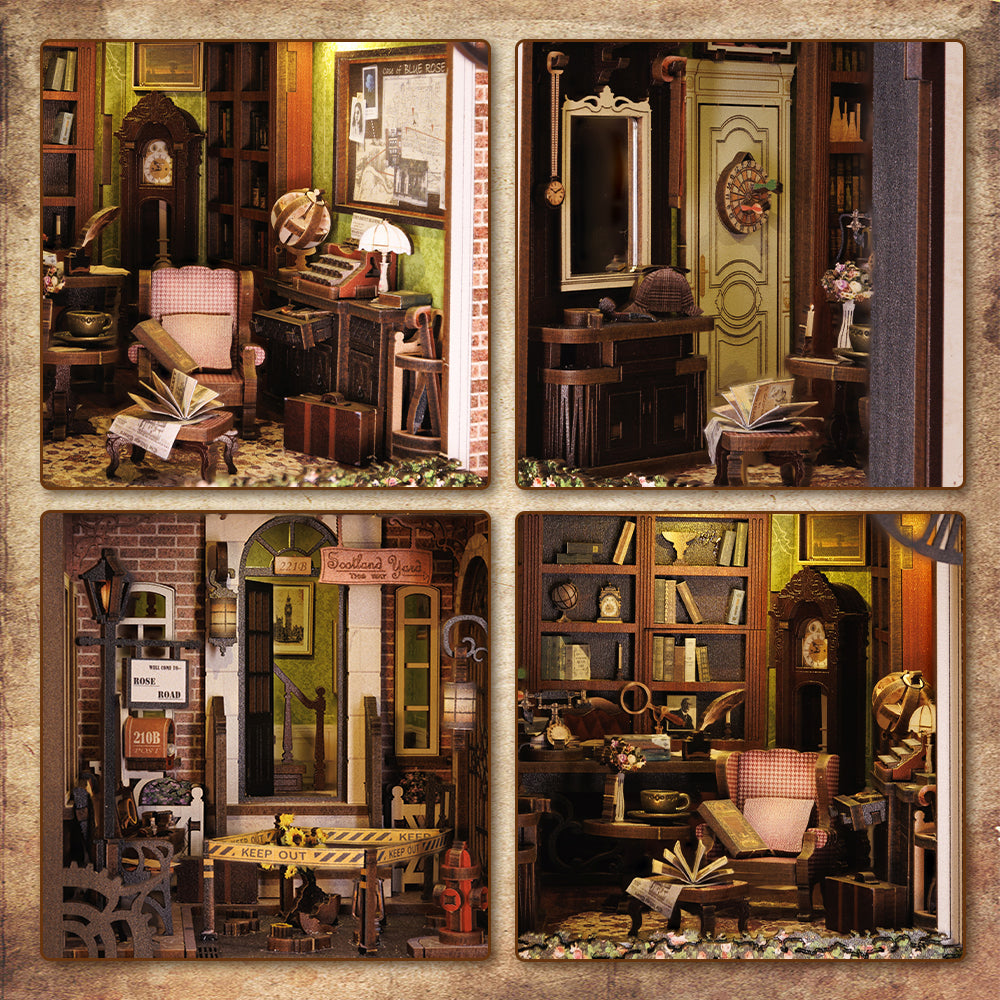 Rose Detective Agency | CUTEBEE DIY Book Nook Kit