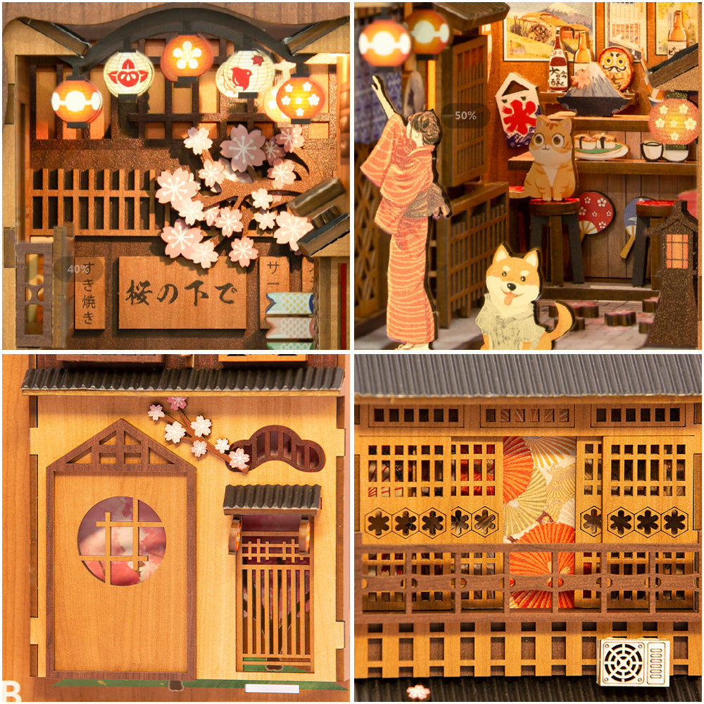 Under the Sakura Tree | CUTEBEE DIY Book Nook Kit